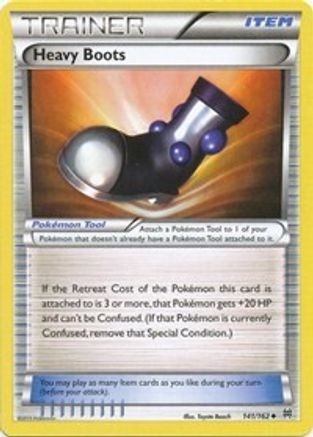 Heavy Boots 141/162 - XY  BREAKthrough Reverse Holofoil