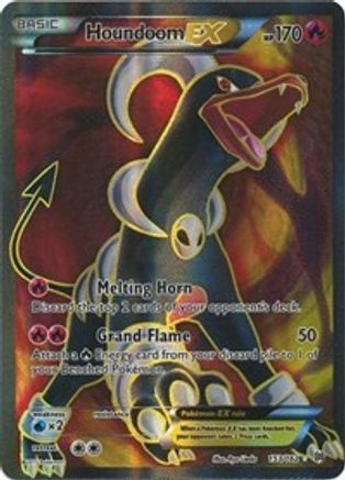 Houndoom EX (Full Art) 153/162 - XY  BREAKthrough Holofoil
