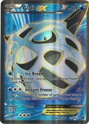 Glalie EX (Full Art) 155/162 - XY  BREAKthrough Holofoil