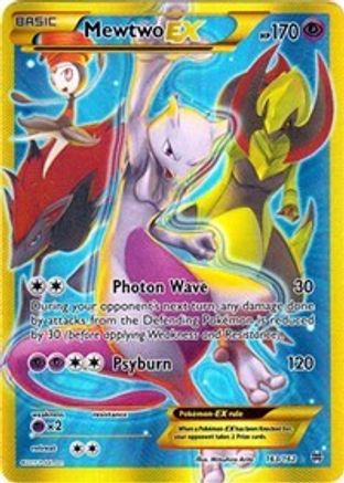 Mewtwo EX (Secret Full Art) 163/162 - XY  BREAKthrough Holofoil