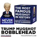 Trump Mugshot Bobblehead