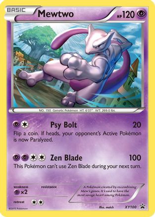 Mewtwo XY100/211 - XY Promos Holofoil