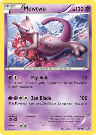 Mewtwo XY101/211 - XY Promos Holofoil