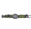 6 en 1 Outdoor Tactical Survival Adjustable Bracelet