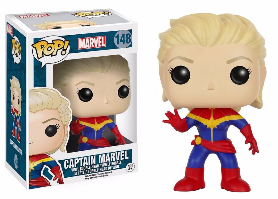 Funko Pop! Marvel Unmasked Captain Marvel Vinyl Action Figure