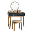 Makeup Vanity Table Set 3 Color Lighting Dressing Table