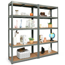 2 Pcs Storage Shelves Garage Shelving Units Tool Utility Shelves