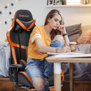 Reclining Racing Chair with Lumbar Support Footrest