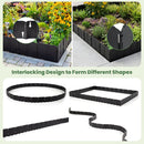Garden Edging Borders 70-Piece Interlocking No-Dig Set