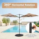10 FT Cantilever Patio Umbrella with 360° Rotation