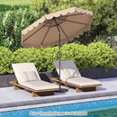 10 FT Patio Umbrella with Push Button Tilt and Crank