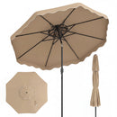 10 Ft Patio Umbrella with Push Button Tilt and Crank