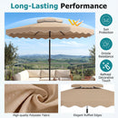 10 Ft Patio Umbrella with Push Button Tilt and Crank