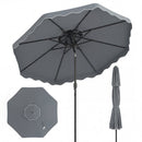 10 Ft Patio Umbrella with Push Button Tilt and Crank