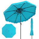 10 Ft Patio Umbrella with Push Button Tilt and Crank