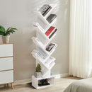 10-tier Tree Bookshelf with Drawer Free