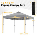 10 x 10 Feet Outdoor Commercial Pop up Canopy Tent