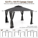 10' x 12' Gazebo Replacement Canopy Top with Air Vent
