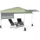 10 x 17 Feet Pop Up Canopy Tent with Dual Adjustable Awnings