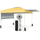 10 x 17 Feet Pop Up Canopy Tent with Dual Adjustable Awnings