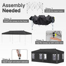 Pop Up Canopy Tent 10x20 FT with 6 Sidewalls