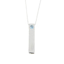 Blue Topaz Fashion Pendants Sterling Silver