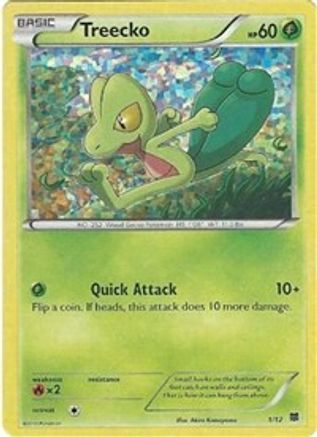 Treecko 001/12 - McDonalds Promos 2015 Holofoil