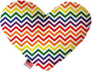 Pet and Dog Plush Heart or Bone Toy, "Rainbow Pride Group" (Available in different sizes, and 7 different pattern options!)
