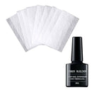 Fiber extension adhesive for nail polish repair