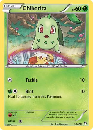 Chikorita 001/122 - XY  BREAKpoint