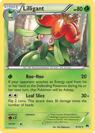 Lilligant 008/122 - XY  BREAKpoint Reverse Holofoil