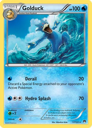Golduck 017/122 - XY  BREAKpoint Reverse Holofoil