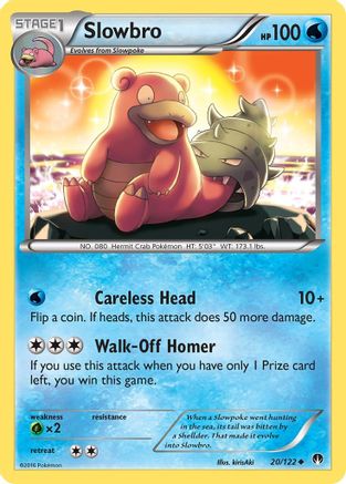Slowbro 020/122 - XY  BREAKpoint Reverse Holofoil