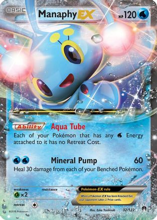 Manaphy EX 032/122 - XY  BREAKpoint Holofoil