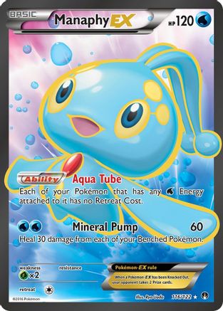 Manaphy EX (Full Art) 116/122 - XY  BREAKpoint Holofoil