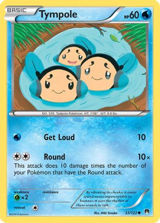 Tympole 033/122 - XY  BREAKpoint Reverse Holofoil