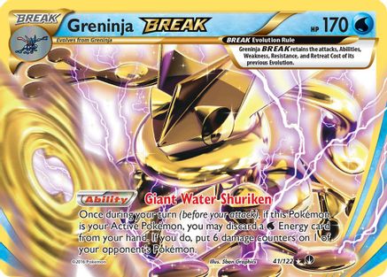 Greninja BREAK 041/122 - XY  BREAKpoint Holofoil