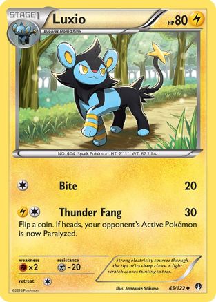 Luxio 045/122 - XY  BREAKpoint