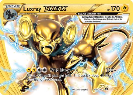 Luxray BREAK 047/122 - XY  BREAKpoint Holofoil