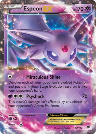 Espeon EX 052/122 - XY  BREAKpoint Holofoil