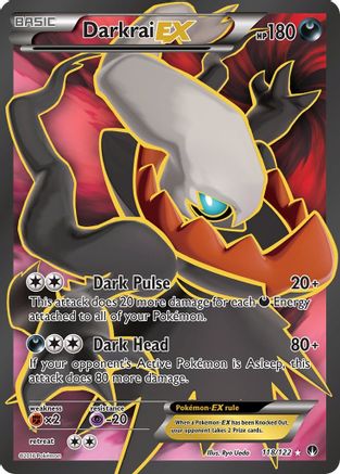 Darkrai EX (Full Art) 118/122 - XY  BREAKpoint Holofoil