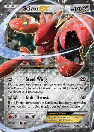 Scizor EX 076/122 - XY  BREAKpoint Holofoil
