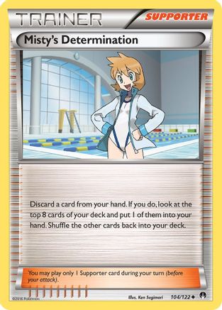 Misty's Determination 104/122 - XY  BREAKpoint
