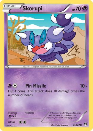 Skorupi 053/122 - XY  BREAKpoint Reverse Holofoil