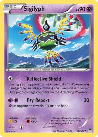 Sigilyph 055/122 - XY  BREAKpoint