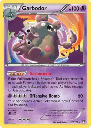 Garbodor 057/122 - XY  BREAKpoint Holofoil