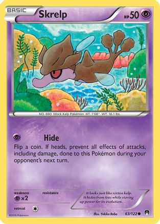 Skrelp 063/122 - XY  BREAKpoint Reverse Holofoil