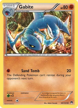 Gabite 069/122 - XY  BREAKpoint Reverse Holofoil
