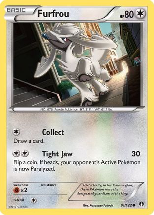 Furfrou 095/122 - XY  BREAKpoint Reverse Holofoil