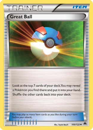 Great Ball 100/122 - XY  BREAKpoint Reverse Holofoil